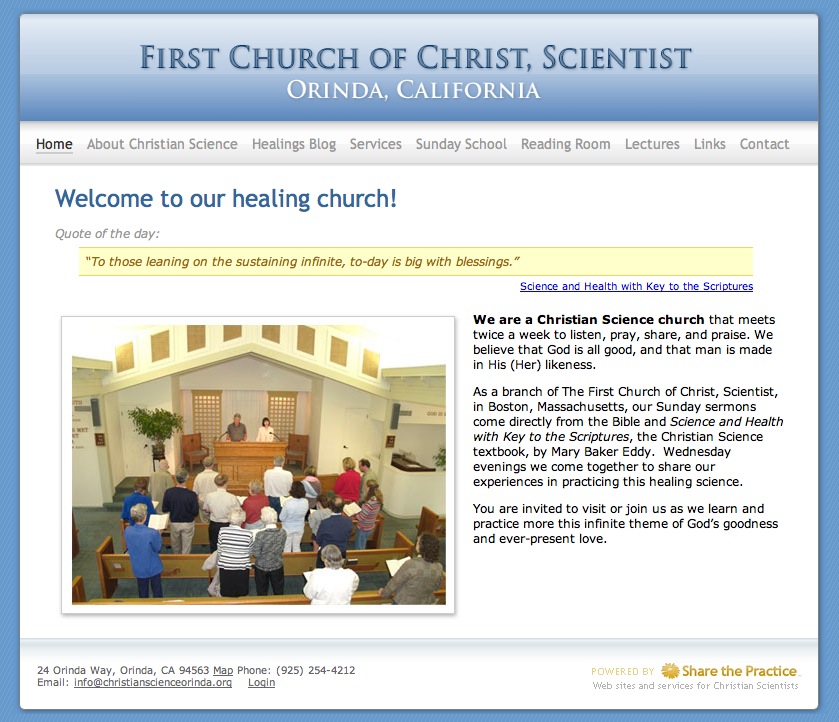 Christian Science Orinda Church