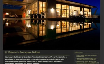 Foursquare Builders homepage