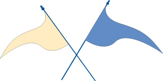 Blue and Gold penants