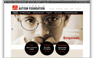New California Autism Foundation site