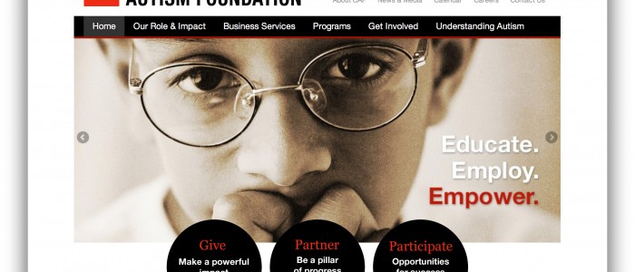 New California Autism Foundation site