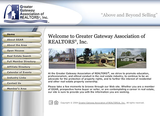 Greater Gateway Association of REALTORS®, Inc. homepage