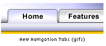 New navigation tabs (gifs)